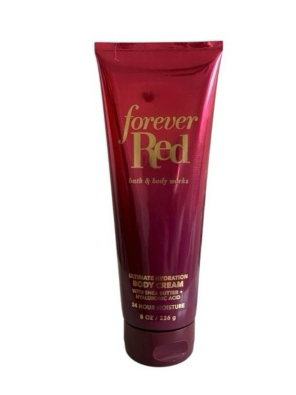Bath & Body Works Forever Red Ultimate Hydration Body Cream - Red and Gold